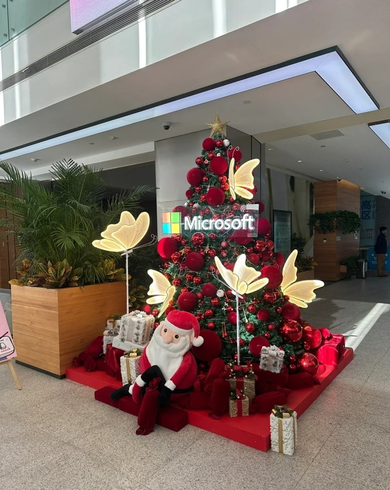 trang trí noel văn phòng 8