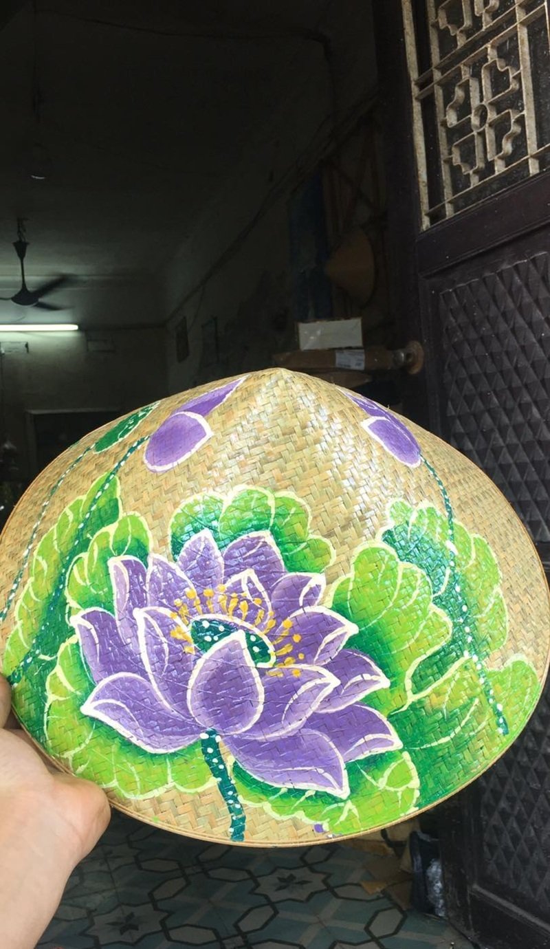 trang trí nón lá 11