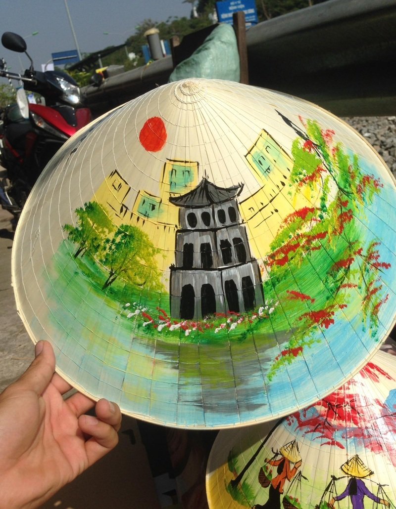 trang trí nón lá 14