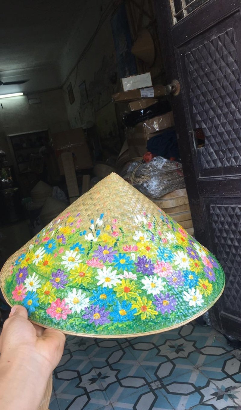 trang trí nón lá 16