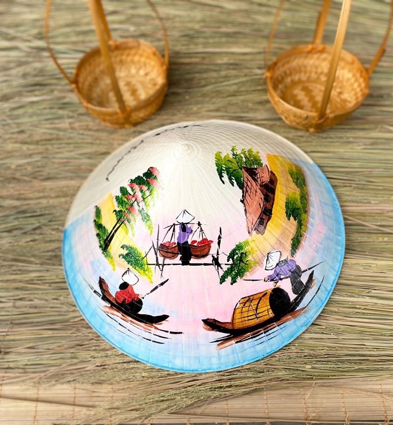 trang trí nón lá 18