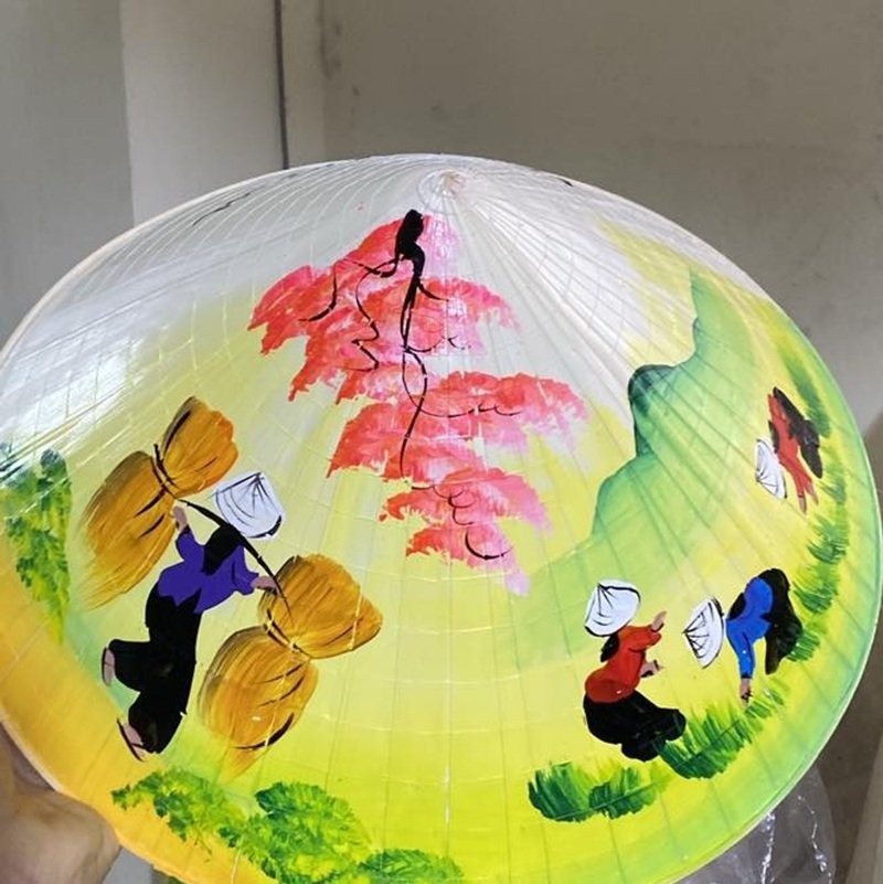 trang trí nón lá 23