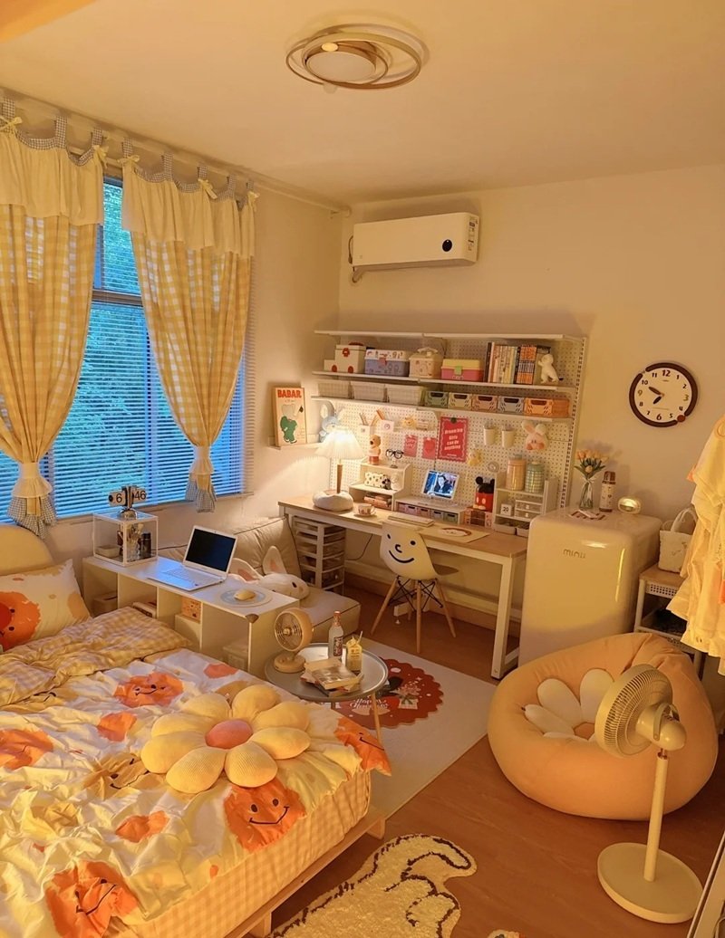 trang trí phòng ngủ nhỏ cho nữ 14