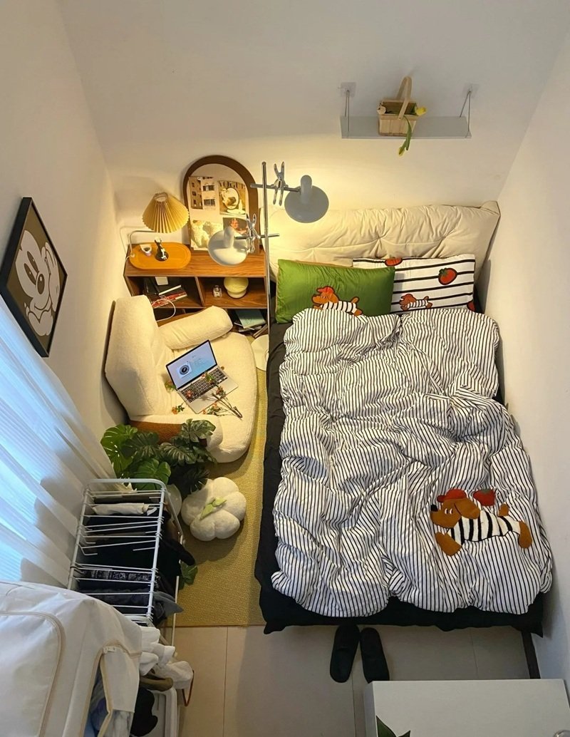 trang trí phòng ngủ nhỏ cho nữ 21