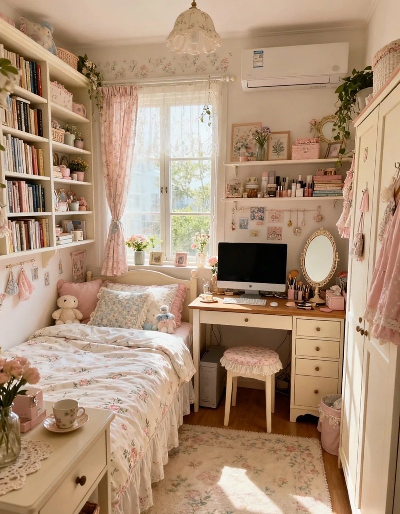 trang trí phòng ngủ nhỏ cho nữ 29