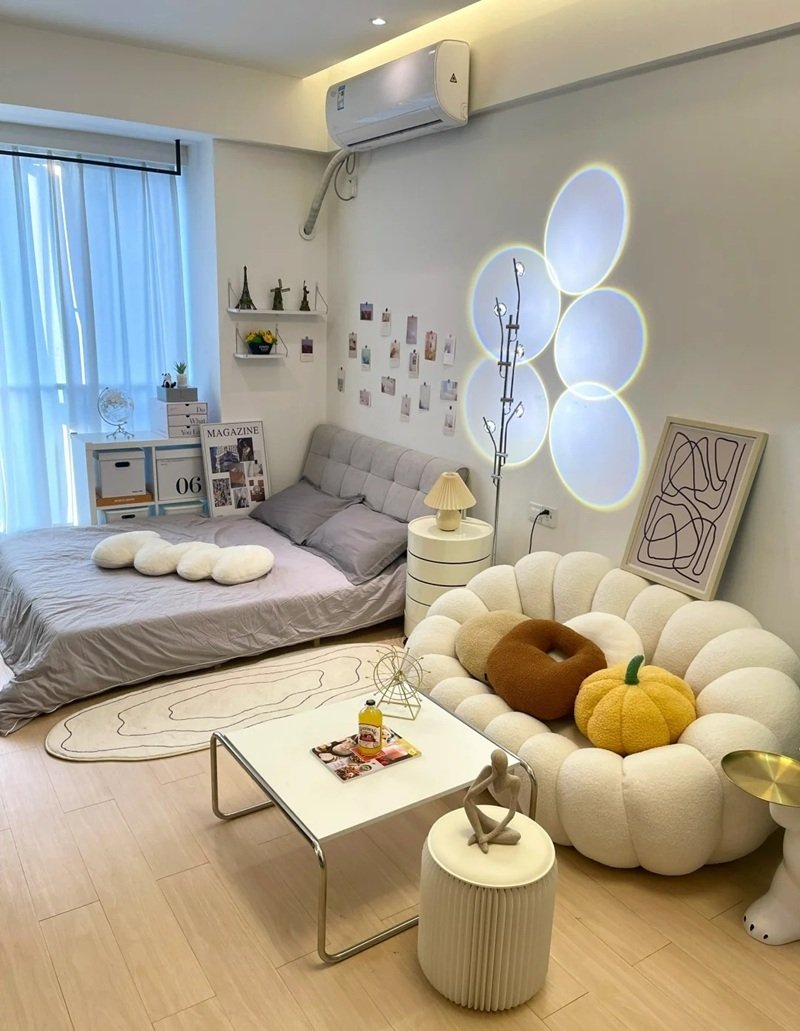 trang trí phòng ngủ nhỏ cho nữ 31