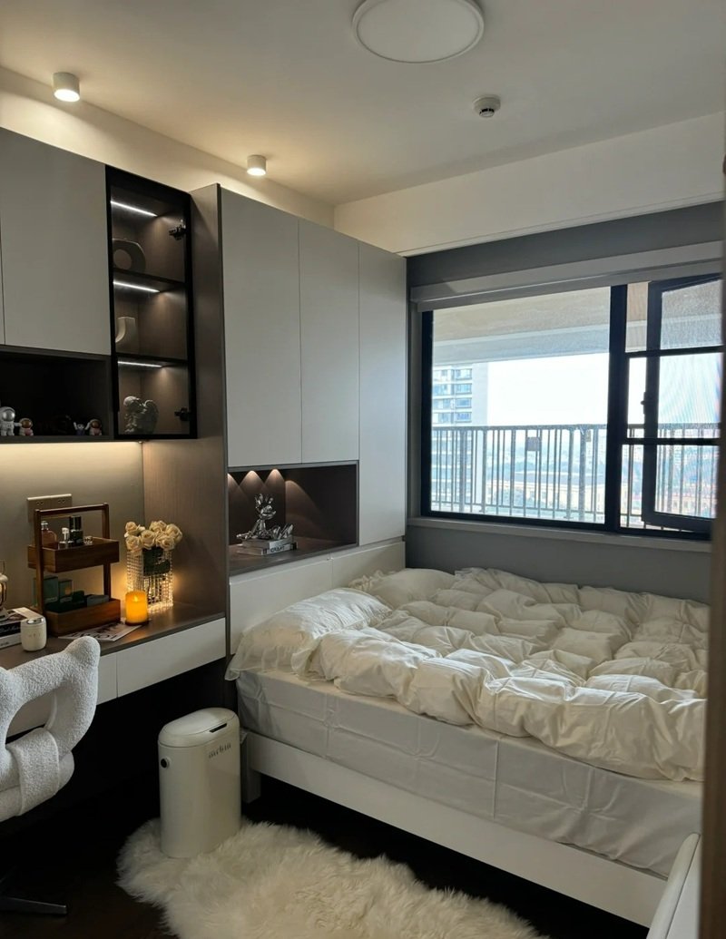 trang trí phòng ngủ nhỏ cho nữ 34