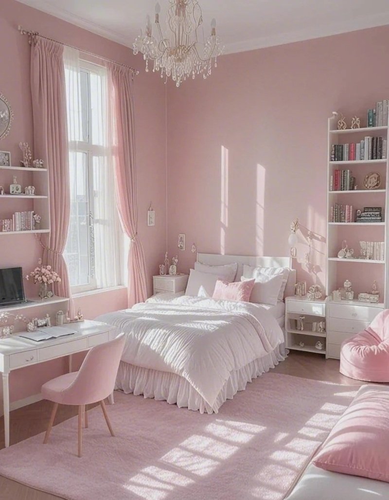 trang trí phòng ngủ nhỏ cho nữ 40