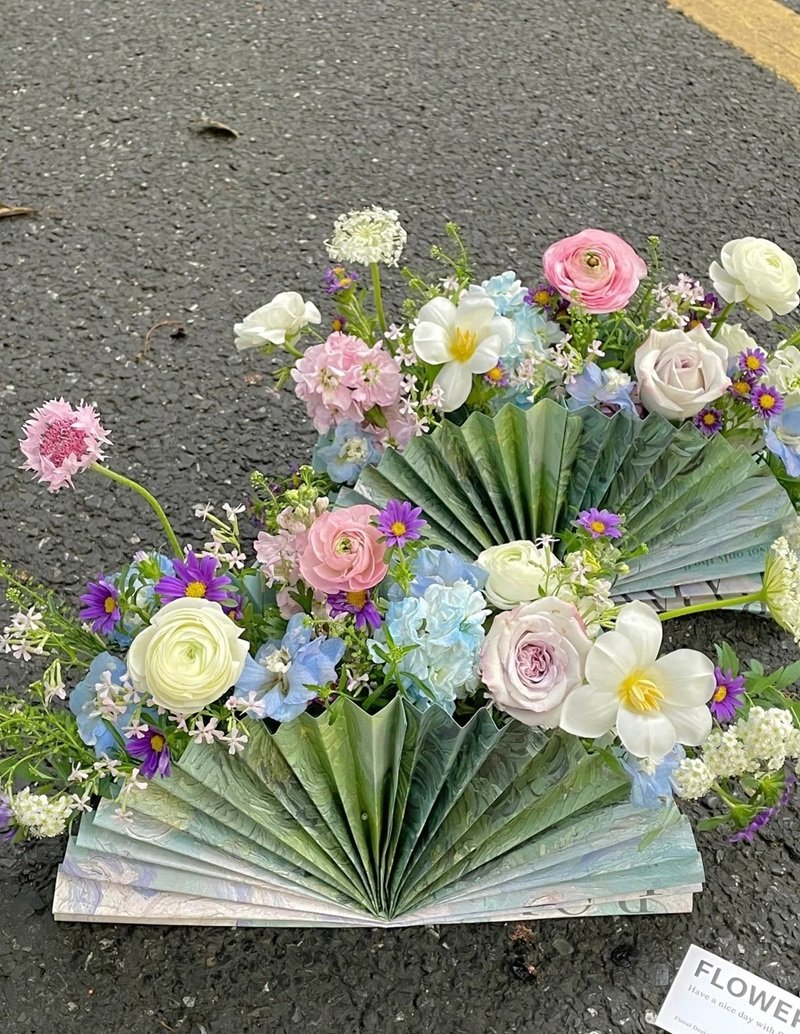 trang trí quạt giấy 18