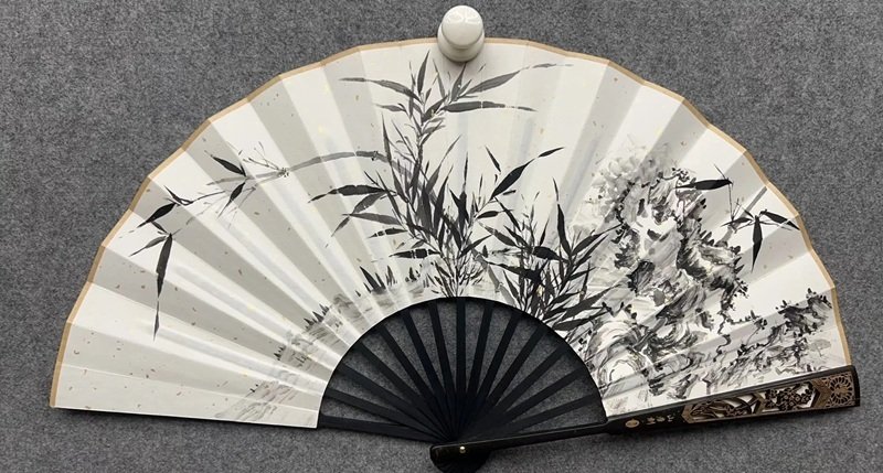 trang trí quạt giấy 21