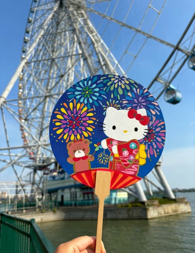 trang trí quạt giấy 25