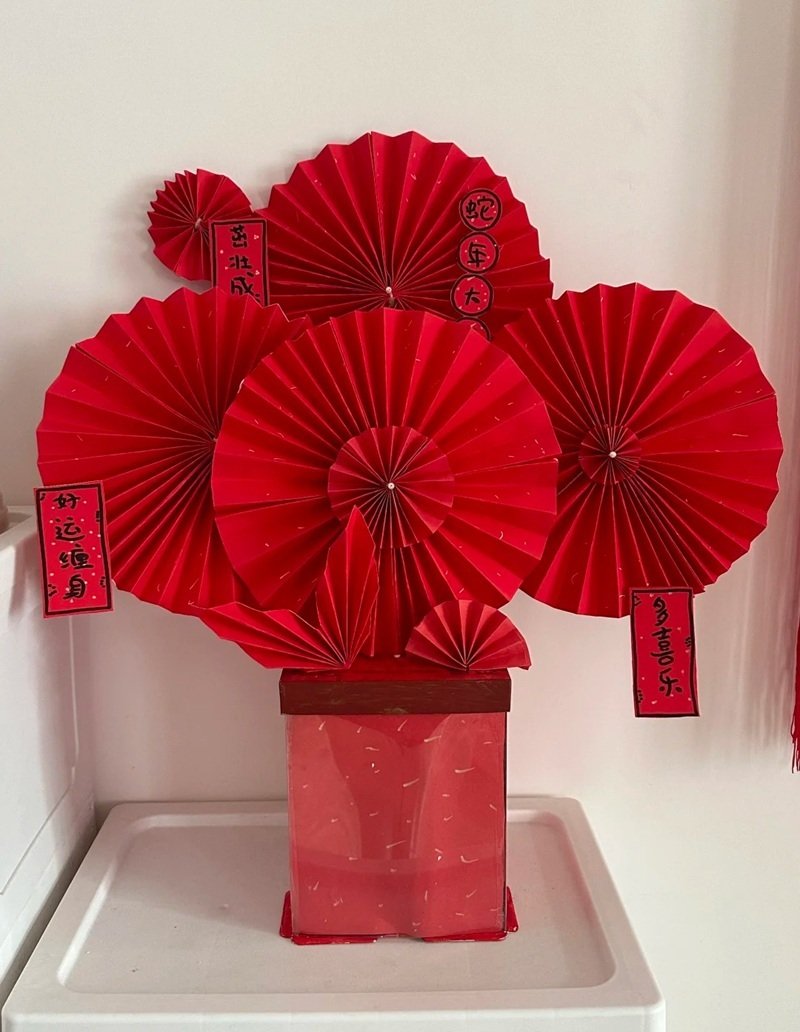 trang trí quạt giấy 32