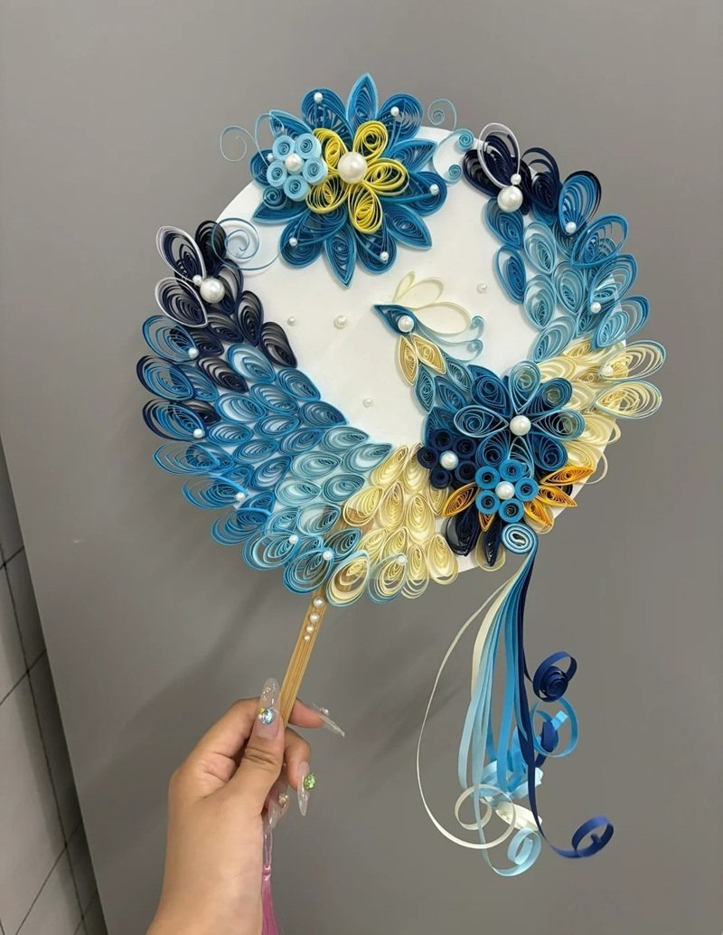 trang trí quạt giấy 33