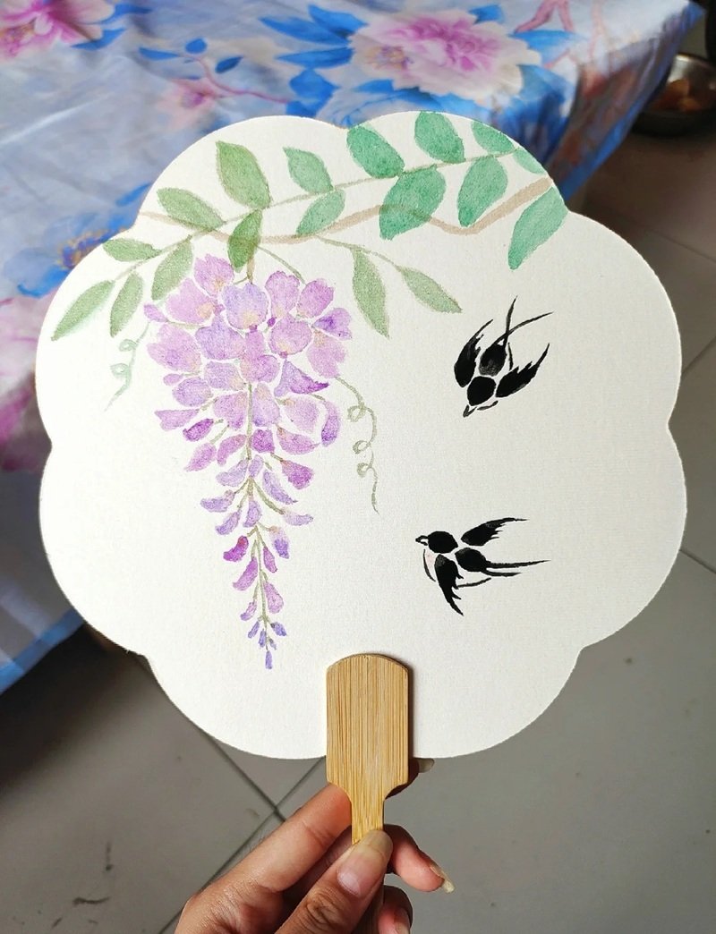 trang trí quạt giấy 38