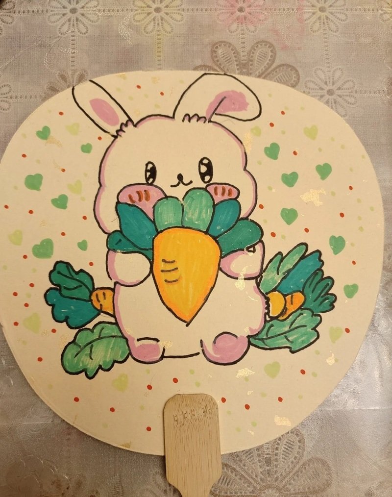 trang trí quạt giấy lớp 8 đơn giản 12