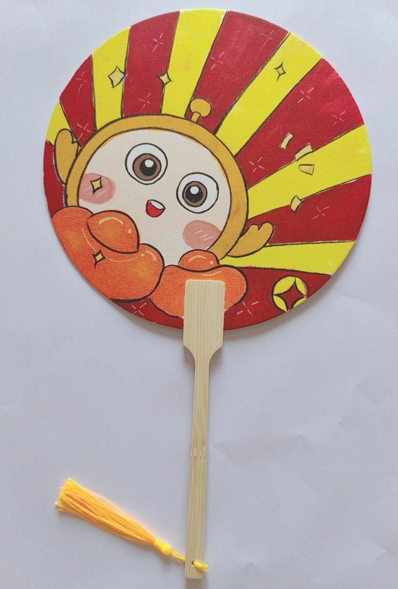 trang trí quạt giấy lớp 8 đơn giản 24