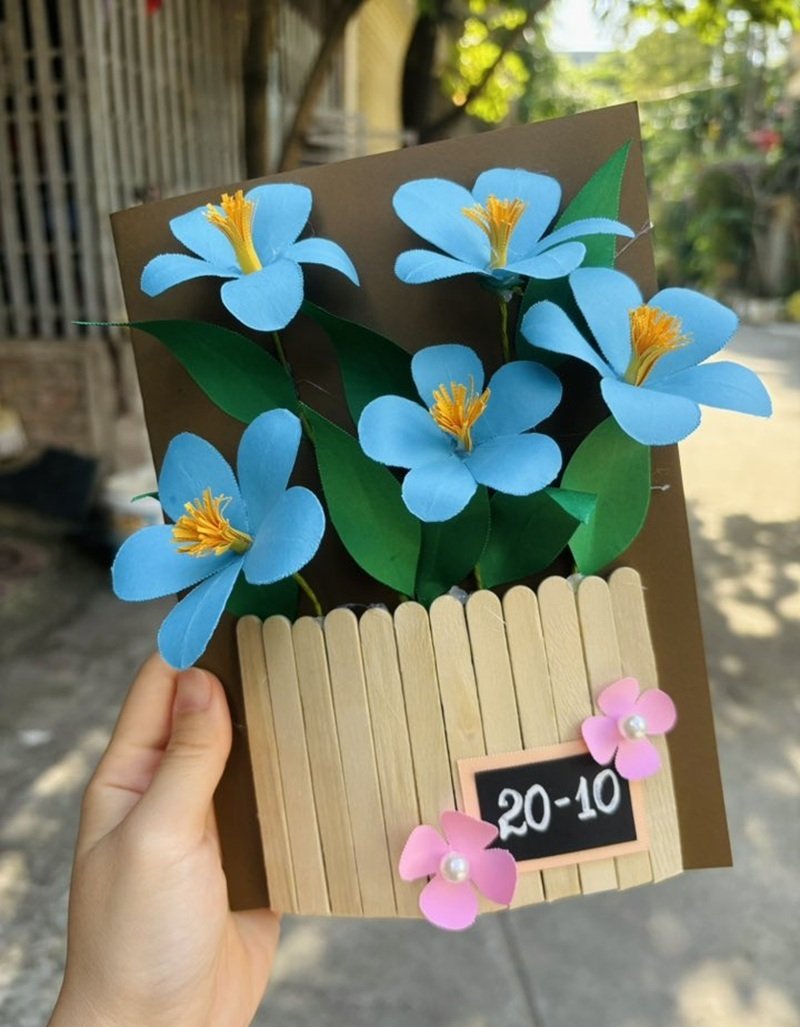 trang trí thiệp 12