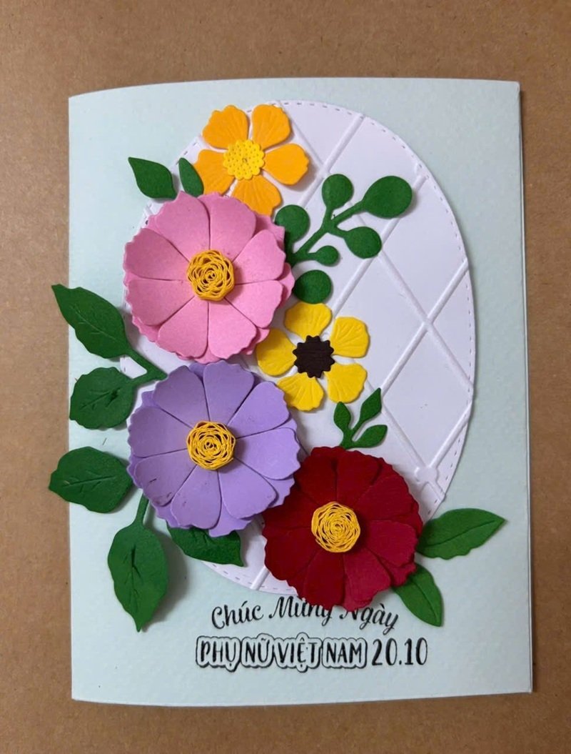 trang trí thiệp 13
