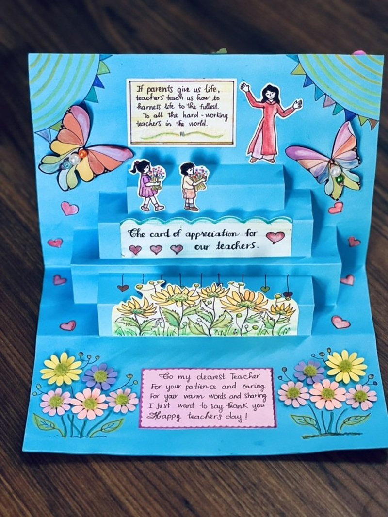 trang trí thiệp 14