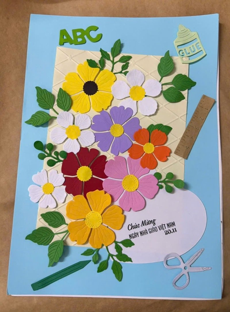 trang trí thiệp 16