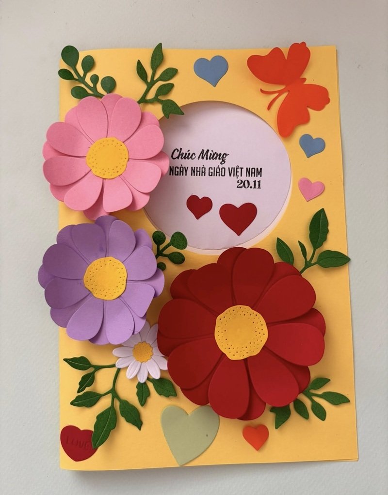 trang trí thiệp 6