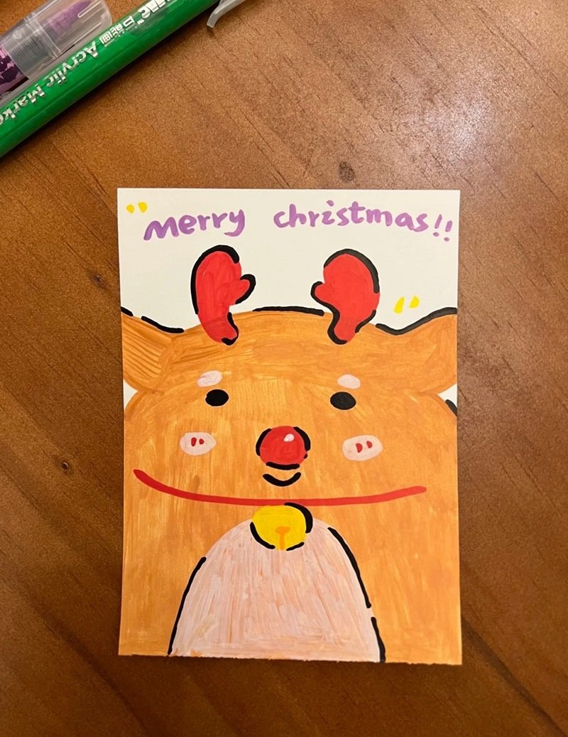 trang trí thiệp giáng sinh 1