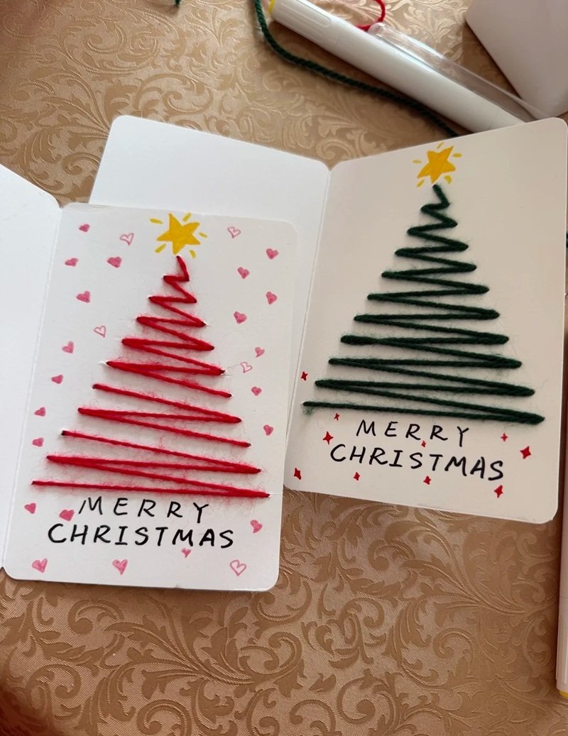 trang trí thiệp giáng sinh 10