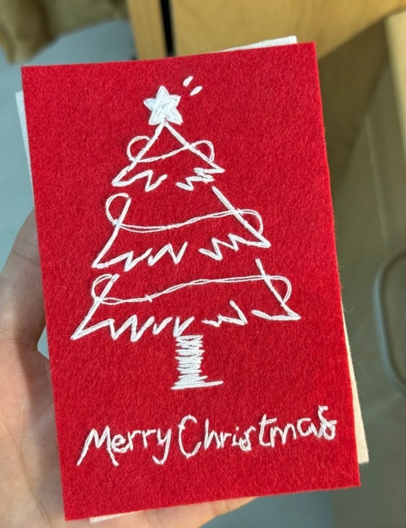 trang trí thiệp giáng sinh 11