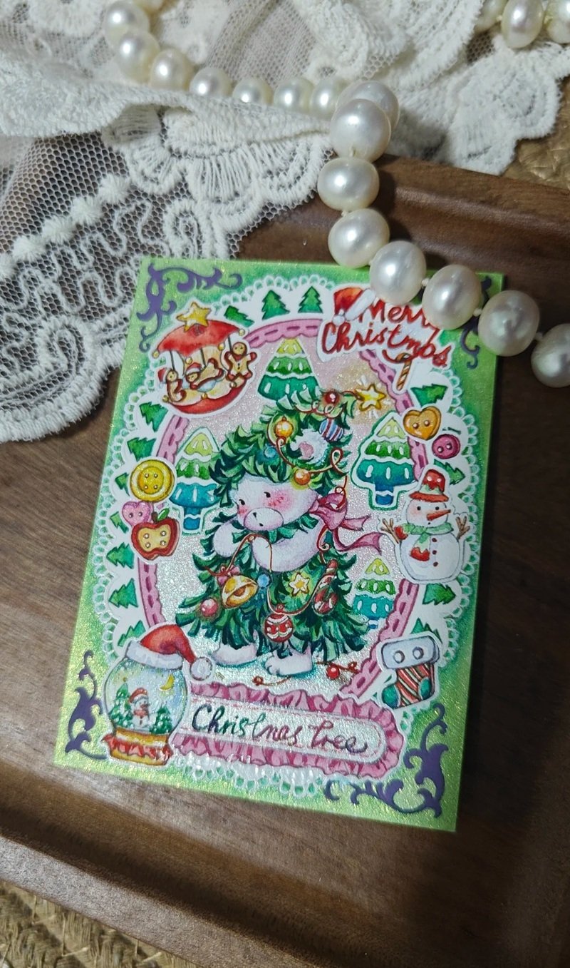 trang trí thiệp giáng sinh 15