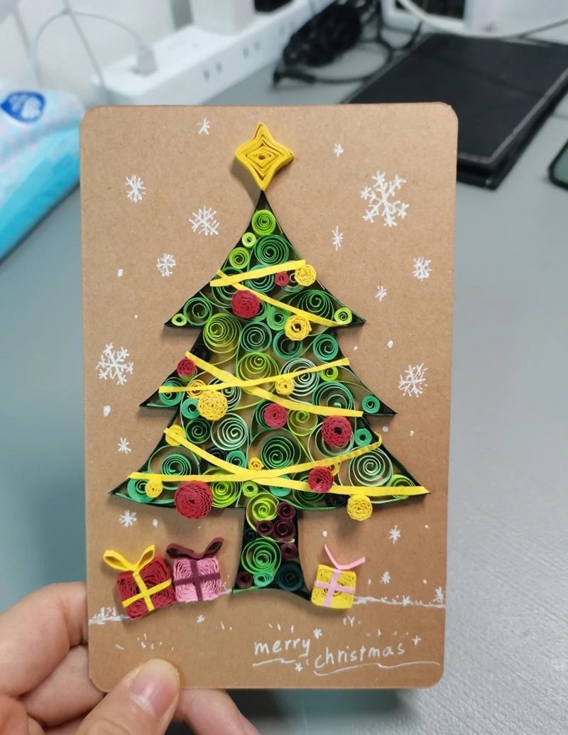 trang trí thiệp giáng sinh 19