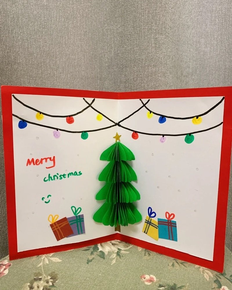 trang trí thiệp giáng sinh 22