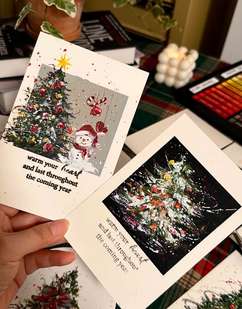 trang trí thiệp giáng sinh 26