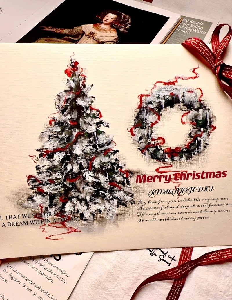 trang trí thiệp giáng sinh 28