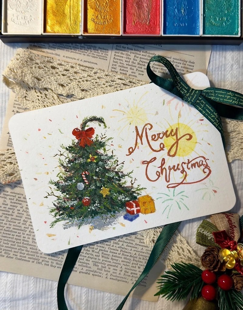 trang trí thiệp giáng sinh 29