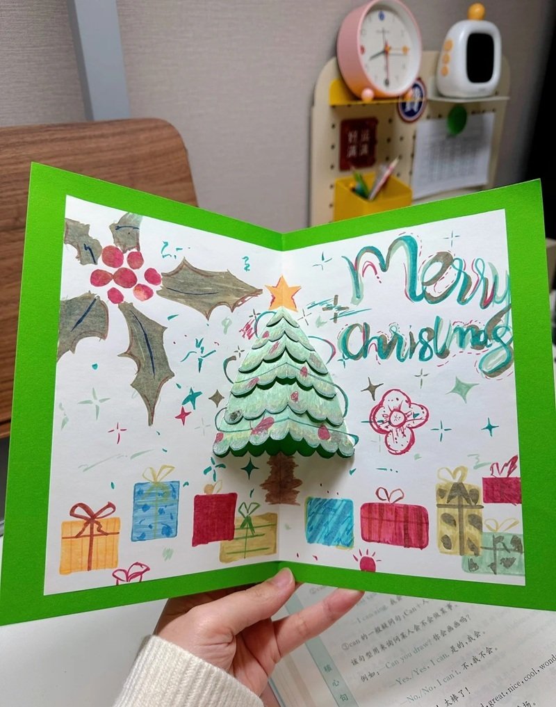 trang trí thiệp giáng sinh 32