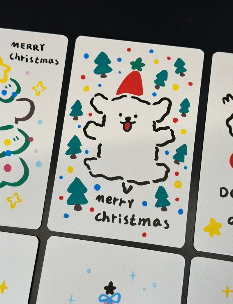 trang trí thiệp giáng sinh 5