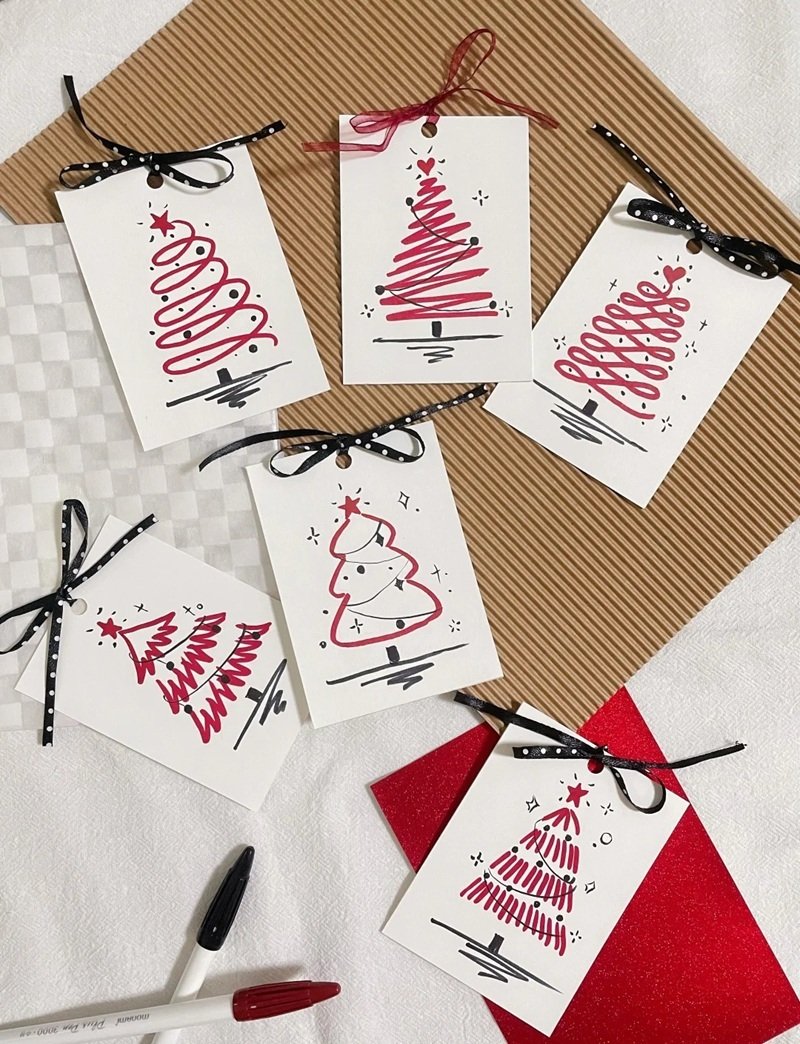 trang trí thiệp giáng sinh 8