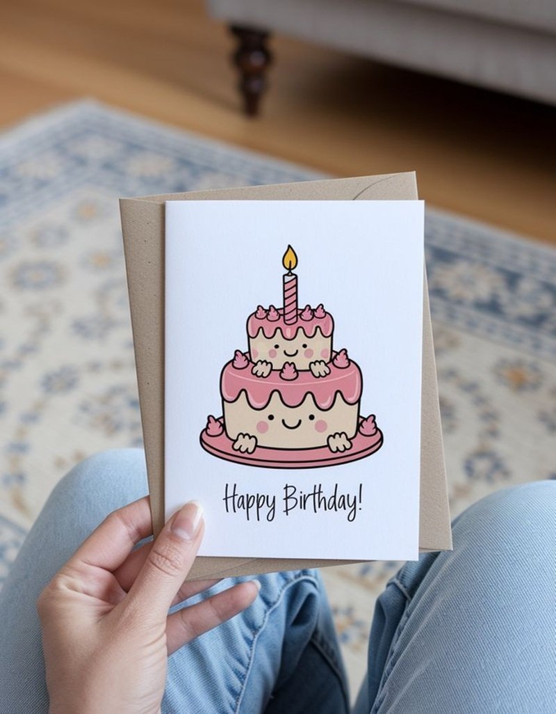 trang trí thiệp sinh nhật 1