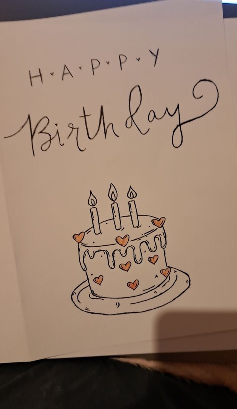 trang trí thiệp sinh nhật 15