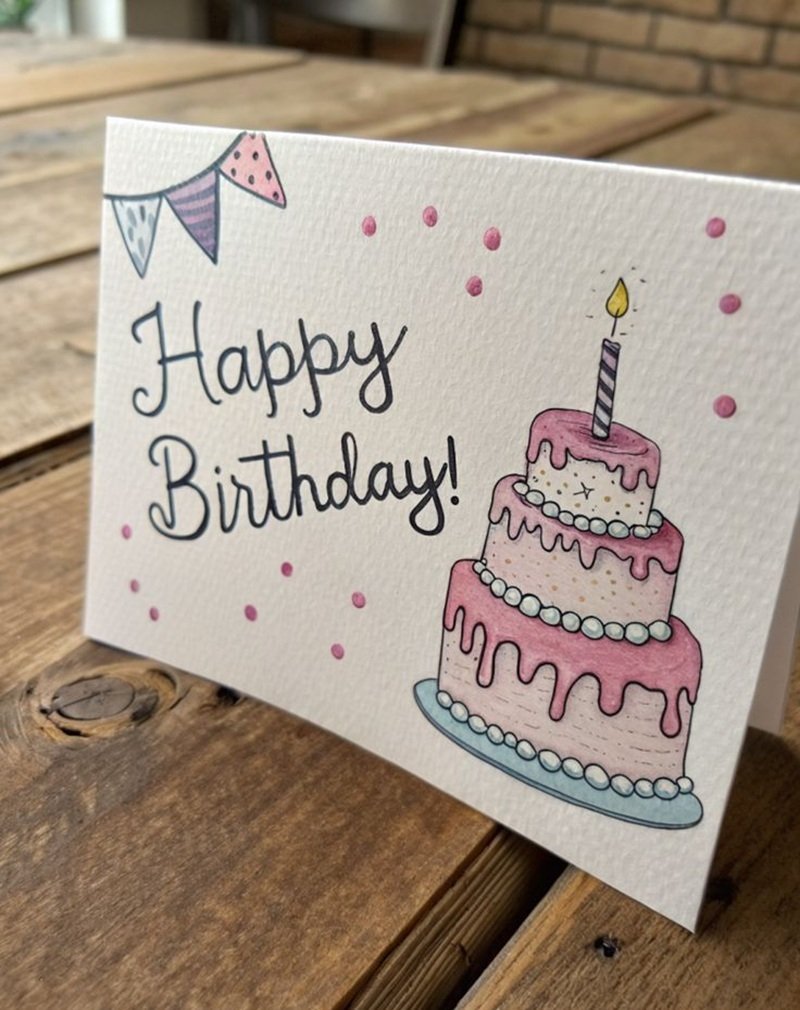 trang trí thiệp sinh nhật 17