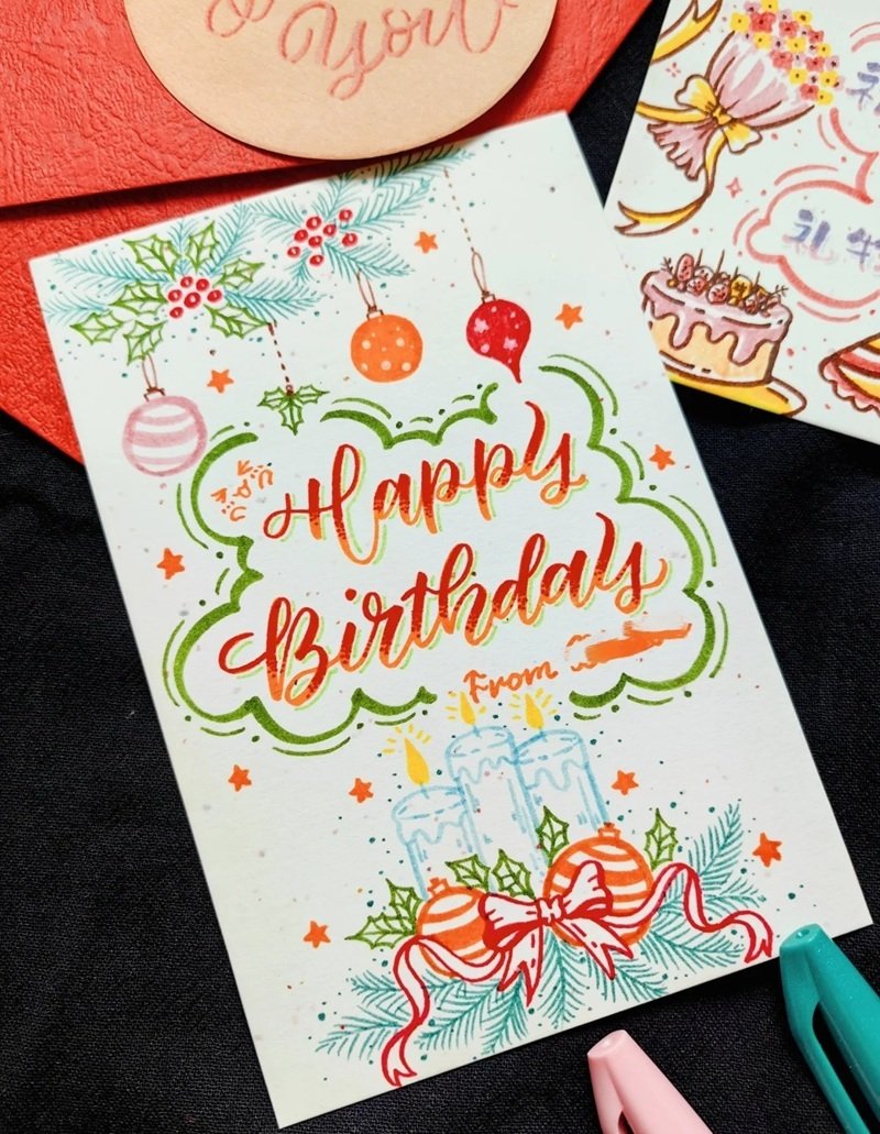 trang trí thiệp sinh nhật 19