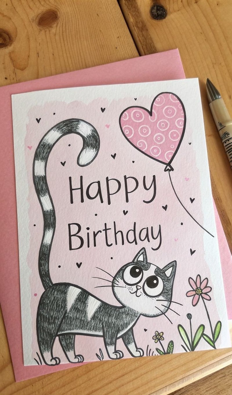 trang trí thiệp sinh nhật 20