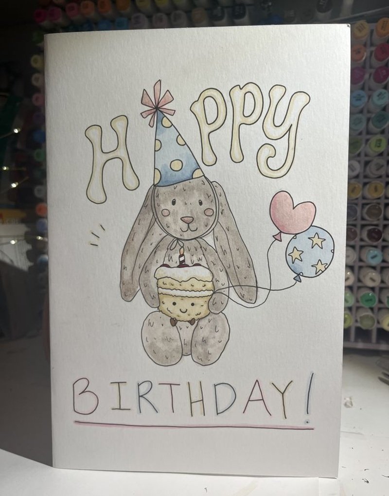 trang trí thiệp sinh nhật 21