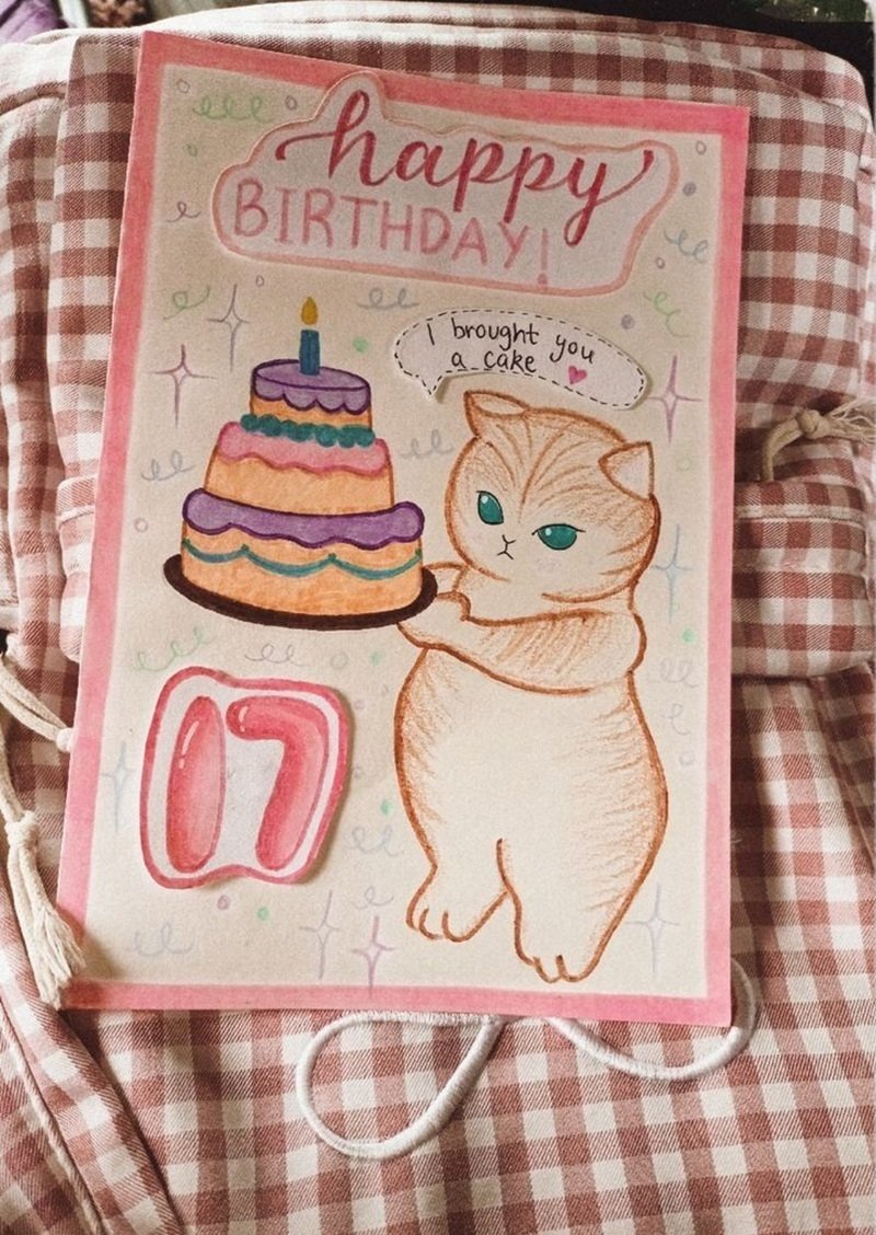 trang trí thiệp sinh nhật 22