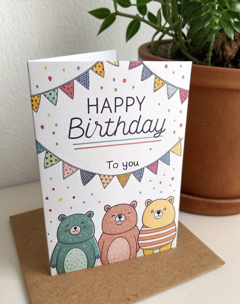 trang trí thiệp sinh nhật 25