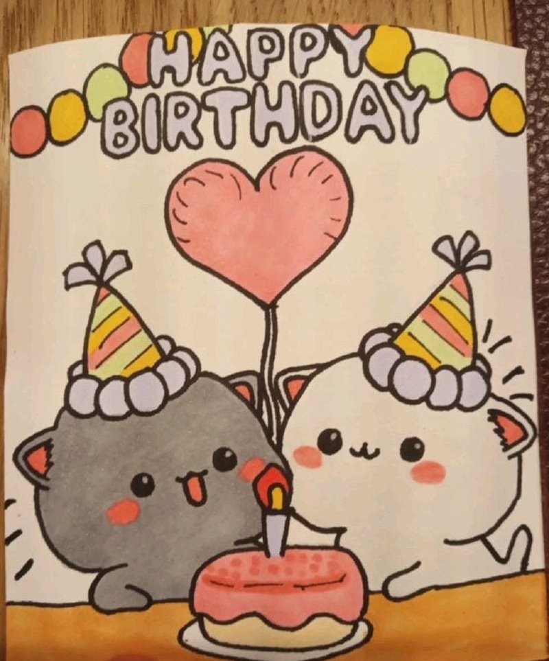 trang trí thiệp sinh nhật 28