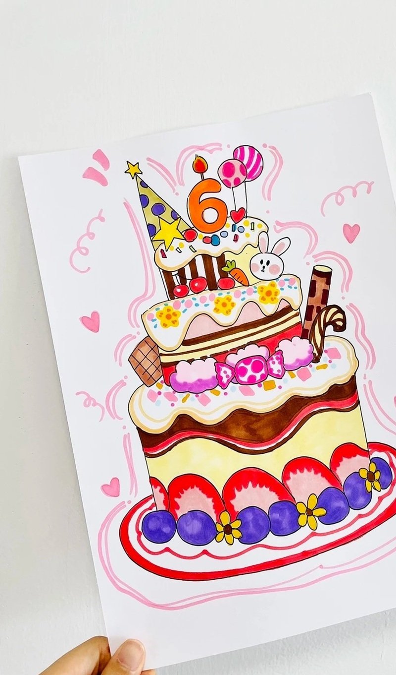 trang trí thiệp sinh nhật 37