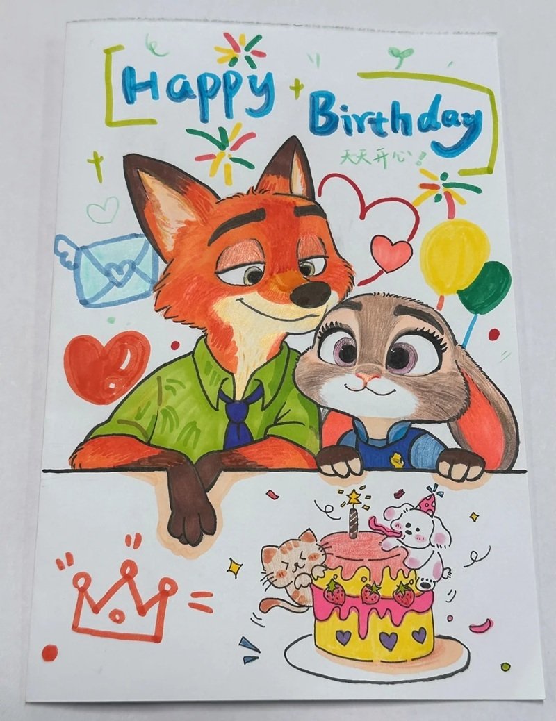 trang trí thiệp sinh nhật 41