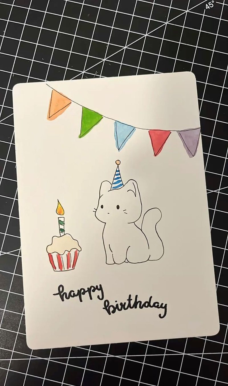 trang trí thiệp sinh nhật 6