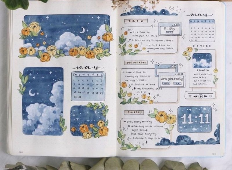 trang trí thời khóa biểu 17